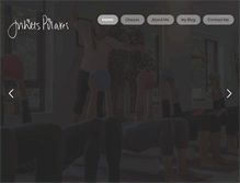 Tablet Screenshot of julietspilates.com